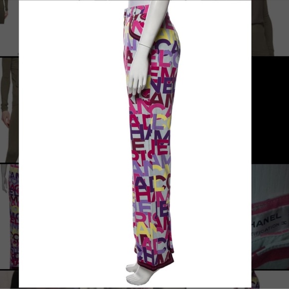 CHANEL Multicolor Matching Coat & Pants Set - Picture 13 of 13